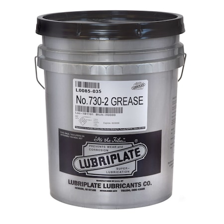 Lubriplate No. 730-2, 35 Lb Pail, Aluminum Complex Nlgi No. 2 Heavy Duty Grease L0085-035